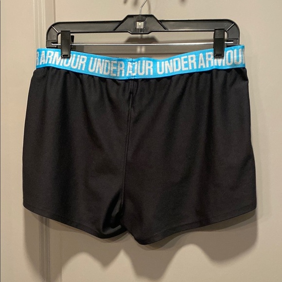 Under Armour Black & Blue Athletic Shorts Size L - Picture 5 of 6